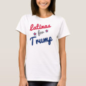 Latina's voor Trump 2016 T-shirt (Voorkant)