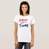 Latina's voor Trump 2016 T-shirt (Voorkant volledig)