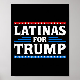 Latina's voor Trump 2024 Verkiezingsstem Latina Vr Poster