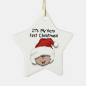 Latino Baby 1st Christmas Keepsake Ornament (Rechts)