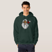 latino biracial santa claus kerstmis hoodie (Voorkant volledig)