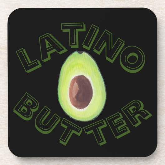 Latino Boter Drank Onderzetter (Voorkant)