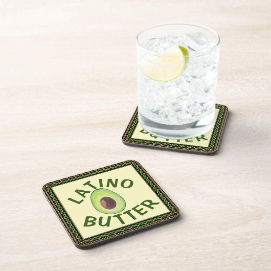 Latino Butter Beverage Coaster Bier Onderzetter (Rechterzijde)