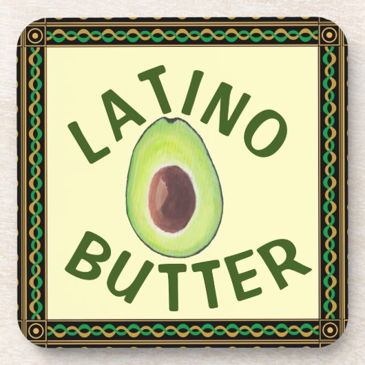 Latino Butter Beverage Coaster Bier Onderzetter (Voorkant)