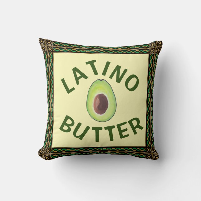 Latino Butter Sierkussen (Voorkant)