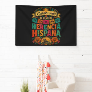 Latino Cultuurviering Hispanic Heritage Month Spandoek