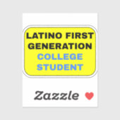 Latino eerste generatie student sticker (Vel)