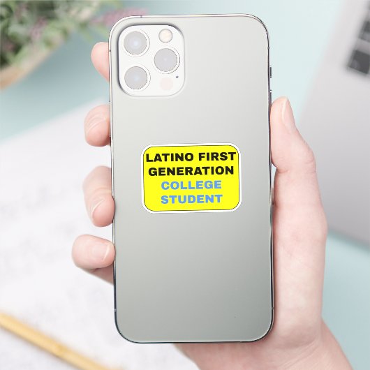Latino eerste generatie student sticker (Telefoon)