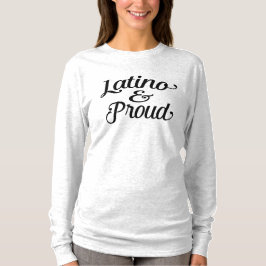 Latino en trots t-shirt