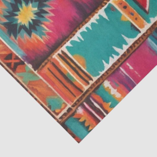 Latino geïnspireerd deken print decoupage papier (Detail)