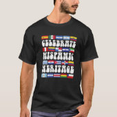 Latino-landen voeren het Man van de maand van het  T-shirt (Voorkant)