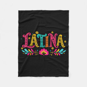 Latino Latina Nationaal Hispanic Erfgoed Maand Fleece Deken