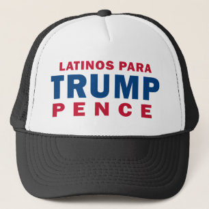 Latino para Trump Pence Trucker Pet