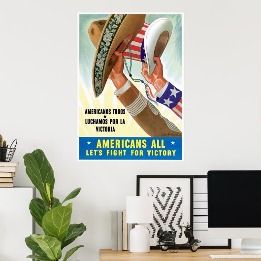 Latino Patriotism Poster (Thuiskantoor)