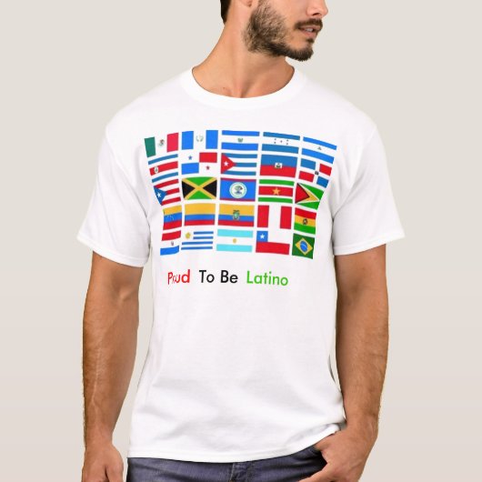 Latino shirt - Gepersonaliseerd (Voorkant)