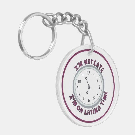 Latino Time Sleutelhanger (Voorkant Links)
