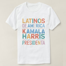 LATINOS DE AMERICA APOYAN KAMALA T-shirt