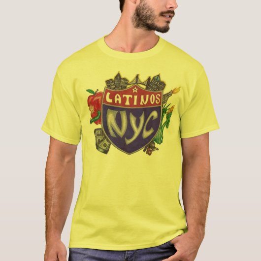 Latinos NYC T-shirt (Voorkant)