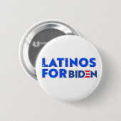 Latinos Para Joe Biden Round Button (Voorkant /achterkant)