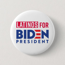 Latino's voor Joe Biden Round Button