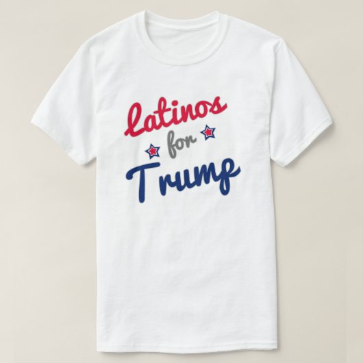Latino's voor Trump 2016 T-shirt (Design voorkant)