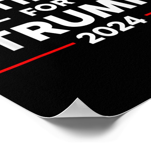 Latino's voor Trump 2024 Poster (Hoek)