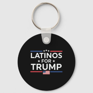 Latino's voor Trump 2024 - President Verkiezing Tr Sleutelhanger