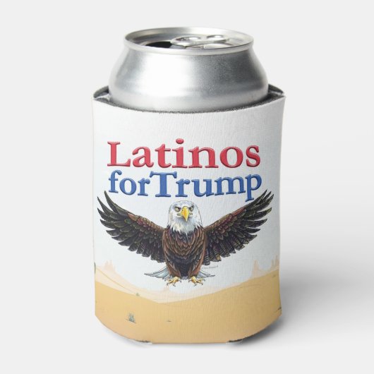 Latino's voor Trump - Desert Eagle Blikjeskoeler (Blikje Voorkant)