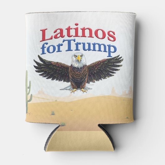 Latino's voor Trump - Desert Eagle Blikjeskoeler (Voorkant)