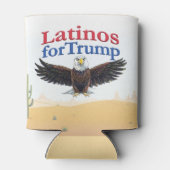 Latino's voor Trump - Desert Eagle Blikjeskoeler (Achterkant)