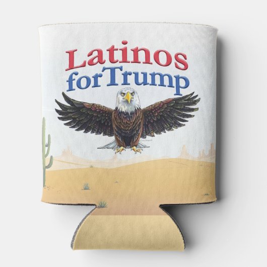 Latino's voor Trump - Desert Eagle Blikjeskoeler (Achterkant)