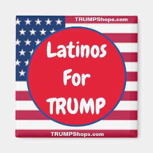 latino's voor TRUMP-patriottisch magneet