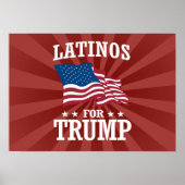 LATINOS VOOR TRUMP POSTER (Voorkant)