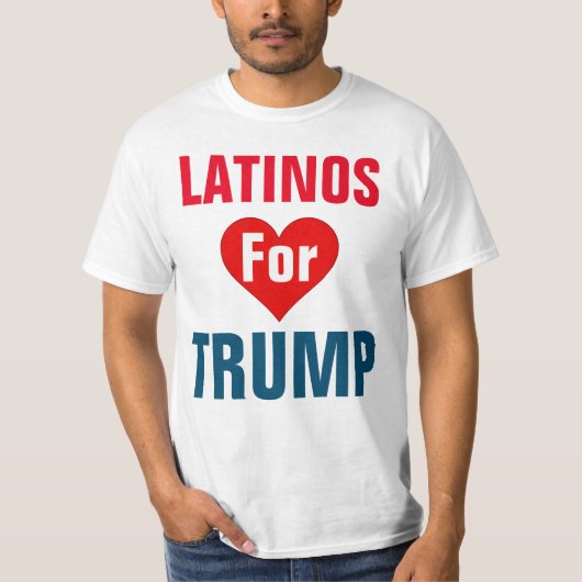 Latino's voor Trump T-Shirt (Voorkant)