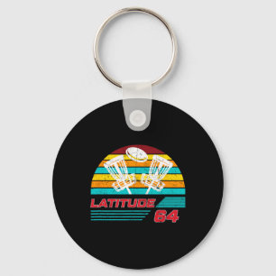 Latitude 64 Disc Golf Retro Vintage Heren Dames _1 Sleutelhanger