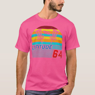 Latitude 64-schijf Golf-retro  Mannen Vrouwen T-shirt