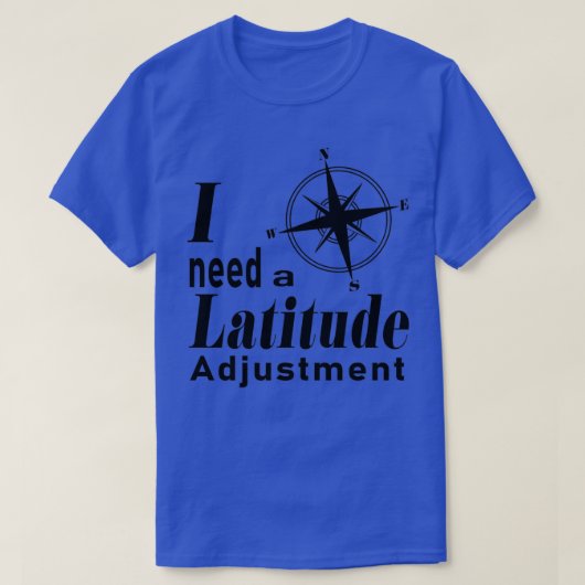 Latitude Adjustment T-shirt (Design voorkant)