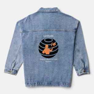 Latitude Explorer Texas Oranje T-shirt Denim Jacket