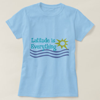 Latitude is Alles strand shirt