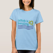 Latitude is Alles strand shirt (Voorkant)