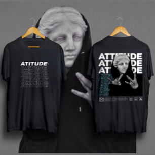 LATITUDE Michelangelo's David Graphic Style Classi T-shirt
