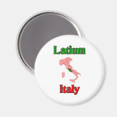 Latium Italië Magneet (Voorkant / Achterkant)