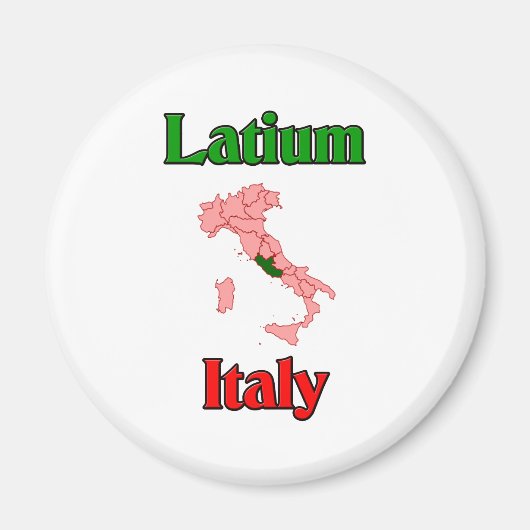 Latium Italië Magneet (Voorkant)