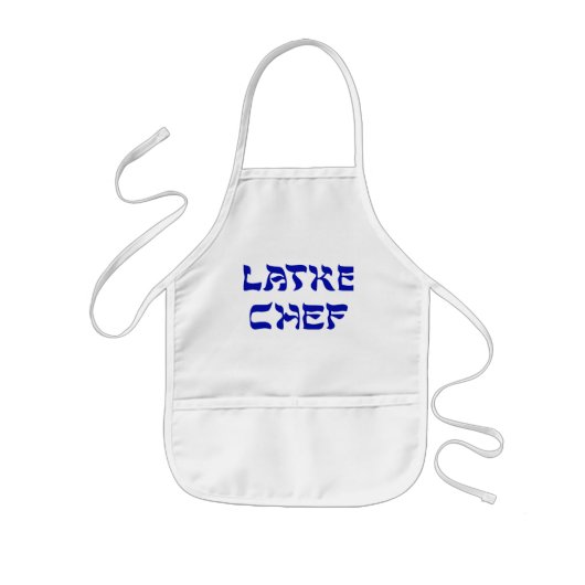 Latke Chef Apron Kinder Schort (Voorkant)