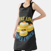 Latke Liefde Verliest Nooit Grappig Joods Hanukkah Schort (Insitu)