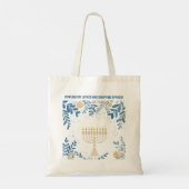 Latke Love Tas Hanukkah - prachtig design (Achterkant)