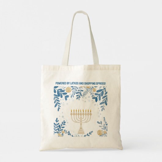 Latke Love Tas Hanukkah - prachtig design (Achterkant)