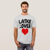 LATKE LOVER Joods Grappig T-shirts (Voorkant volledig)