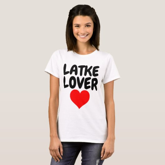 LATKE LOVER T-shirts (Voorkant volledig)