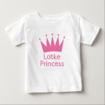 Latke Princess - Jewish Baby Hanukkah Princess<br><div class="desc">Latke Princess - Jewish Baby Hanukkah Princess</div>